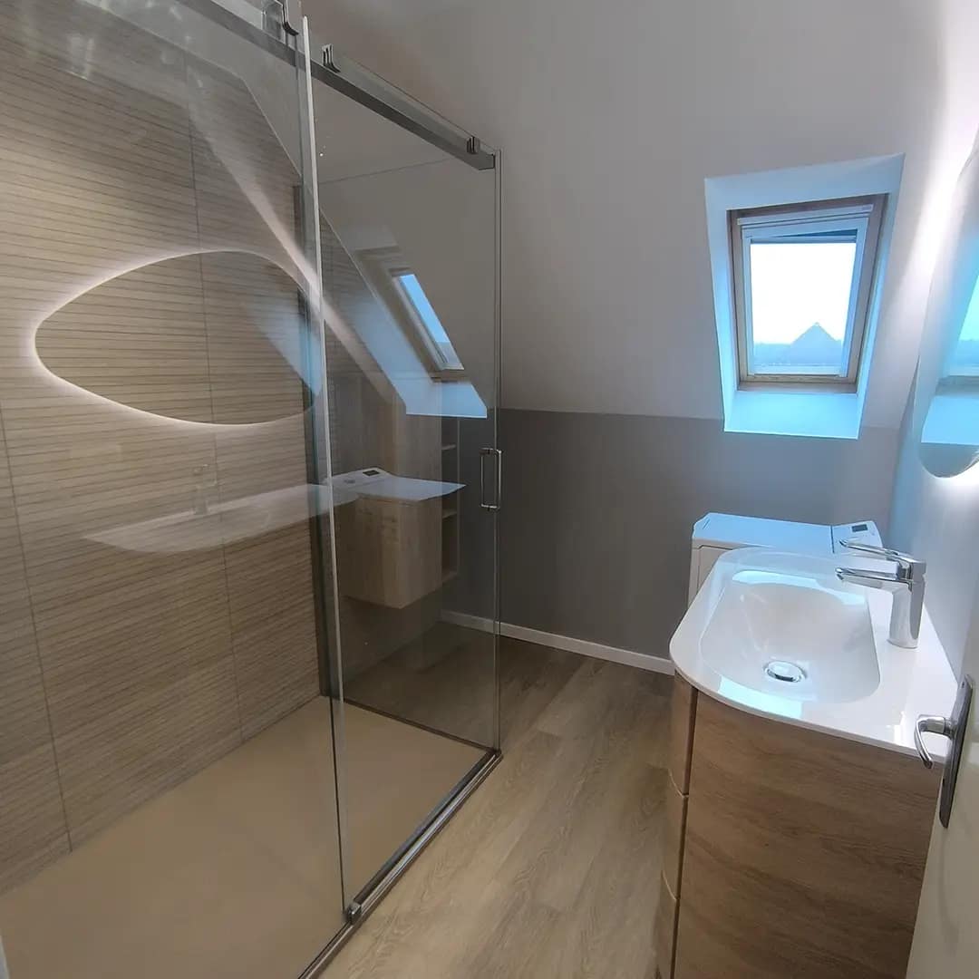 Salle de bain rénovée dans le Sambre Avesnois - Concept SL